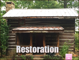 Historic Log Cabin Restoration  Empire, Alabama
